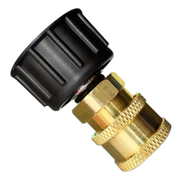 Adaptador Engate Rápido Esferas Para Gatilho Com Rosca M22 e Inserto 14mm (Alumínio)