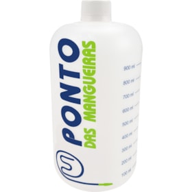 Garrafa Branca de 1 Litro com Tampa Para Snow Foam Ponto das Mangueiras