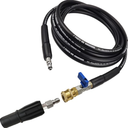 Kit Engate Rápido Bico Regulável e Mangueira Nylon - Conexão M47
