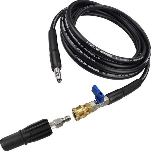 Kit Engate Rápido Bico Regulável e Mangueira Nylon - Conexão M47-514f4467-842c-4e5e-a639-20e656af2bbc