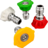 Kit Engate Rápido Bicos Coloridos e Mangueira Aço Com Proteção - Conexão M47-4d6f264e-4799-4648-a340-a50d73bce360