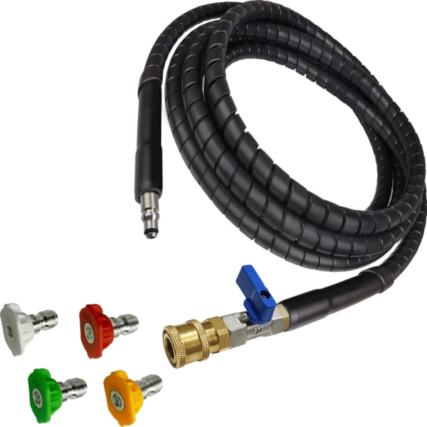 Kit Engate Rápido Bicos Coloridos e Mangueira Nylon Com Proteção - Conexão M47-529bfb52-0c0f-4463-bb71-b9e8fd2fff83