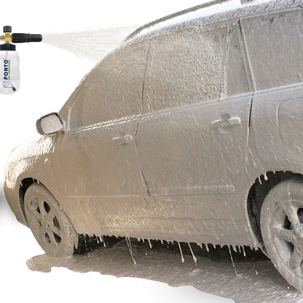 Kit Engate Rápido Snow Foam Latão Bico Regulável e Mangueira Aço-91278966-8dd2-4004-820f-c0cb1954cf24