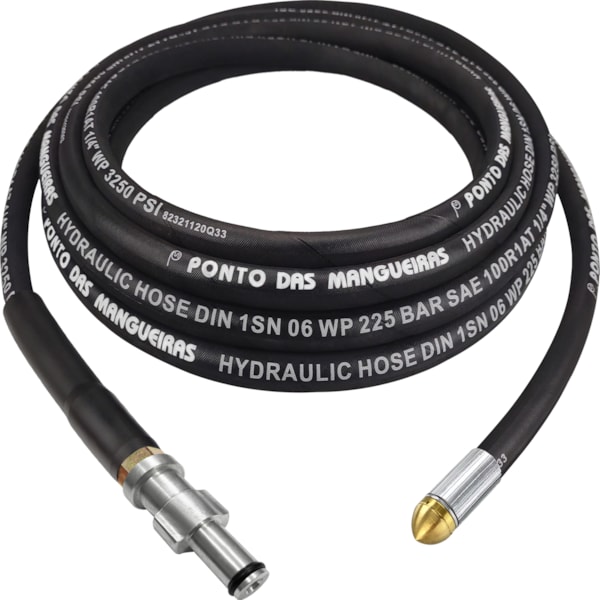 Mangueira Desentupidora Conexão Gatilho Em Trama de Aço-1a985ab1-f92f-47ce-83a1-ceefc825febb