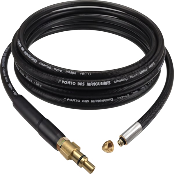 Mangueira Desentupidora Conexão Gatilho Em Trama de Nylon-90da1a4b-87de-4602-a14d-6b48faa94f3e