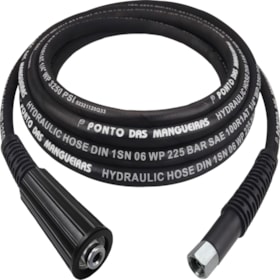 Mangueira Em Trama de Aço Com Proteção Para Lavadora