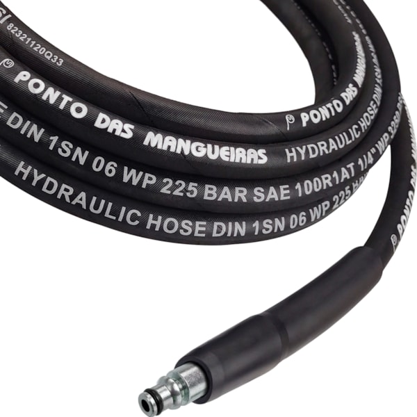 Mangueira Em Trama de Aço Para Lavadora-ab411772-d8a0-4098-a904-070e5967be70