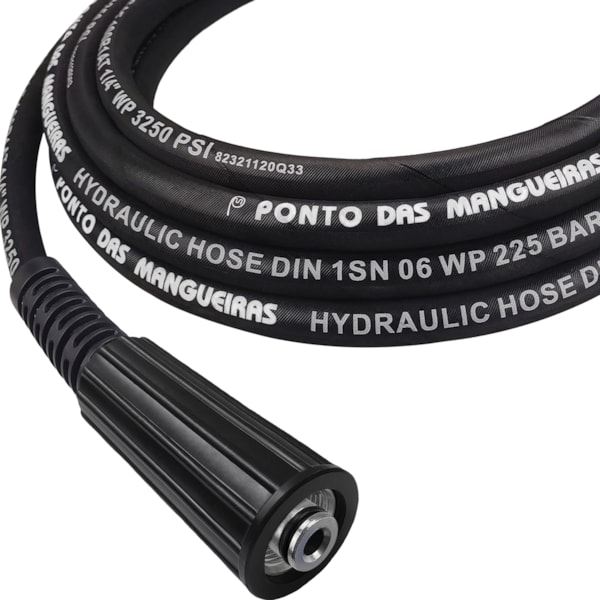 Mangueira Em Trama de Aço Para Lavadora-d9571164-a04c-4b42-8d31-6d53d8cb9a78