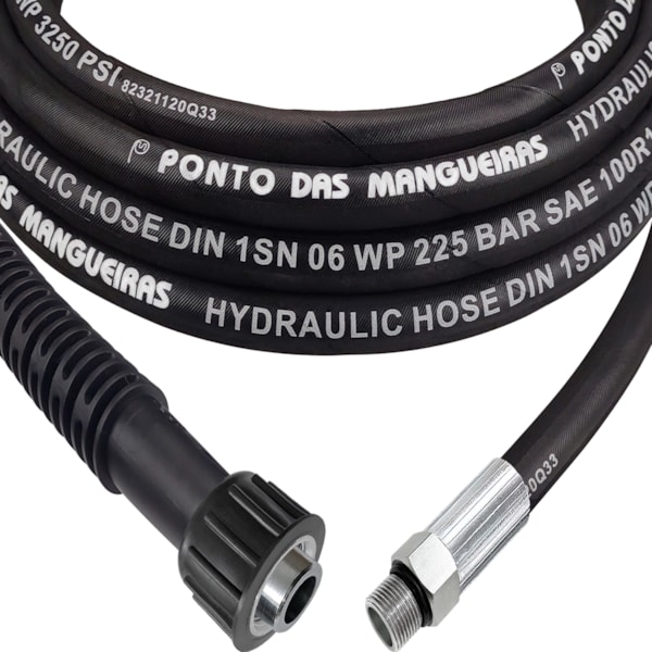 Mangueira Em Trama de Aço Para Lavadora-0e66f43a-b372-409f-b8e1-b08f60999661