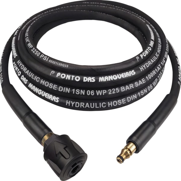Mangueira Em Trama de Aço Para Lavadora-f101f2fb-70aa-4629-91bb-ec086955d4b0