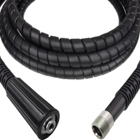 Mangueira Extensora Em Trama de Aço Com Proteção Para Lavadora